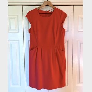 Ann Taylor LOFT Peach Dress with pockets